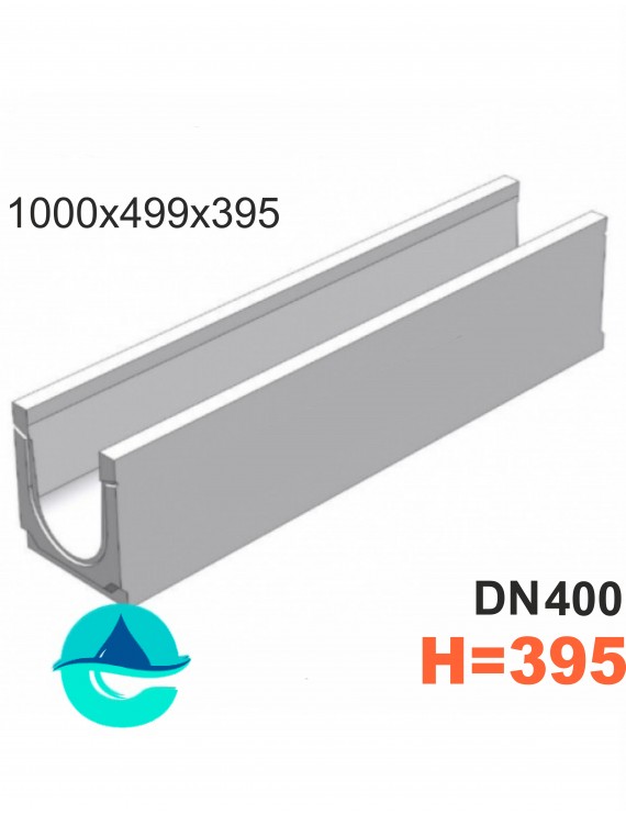 BGU DN400 H395 № 0 лоток бетонный водоотводный