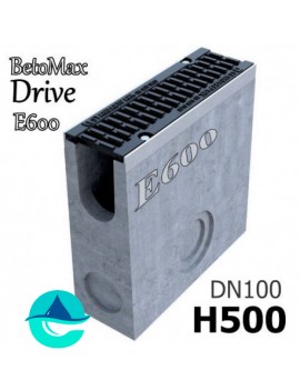 DN100 H500 BetoMax Drive пескоуловитель бетонный с решеткой, кл. E
