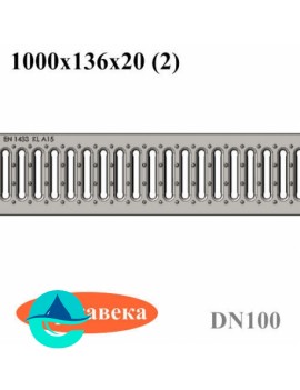 РВ -10.13,6.100 решетка оцинкованная стальная нержавеющая