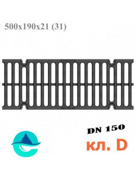 РВ -15.19.50 Gidrolica Super чугунная решетка щелевая кл. D400